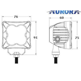 Faro LED D3 40W Espansione - 3200 lm | Topgear.it