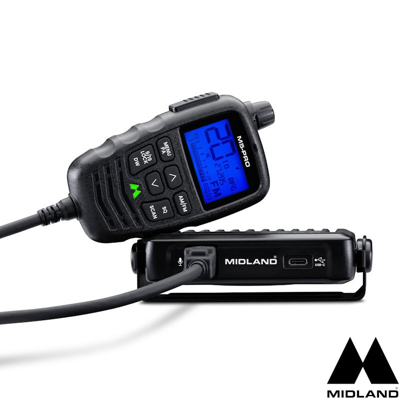 CB radio ricetrasmittente Midland M5 PRO| Topgear.it