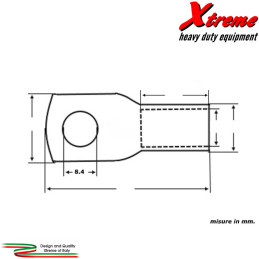 Terminale ad occhiello per cavo da 10 mm2 | Topgear.it