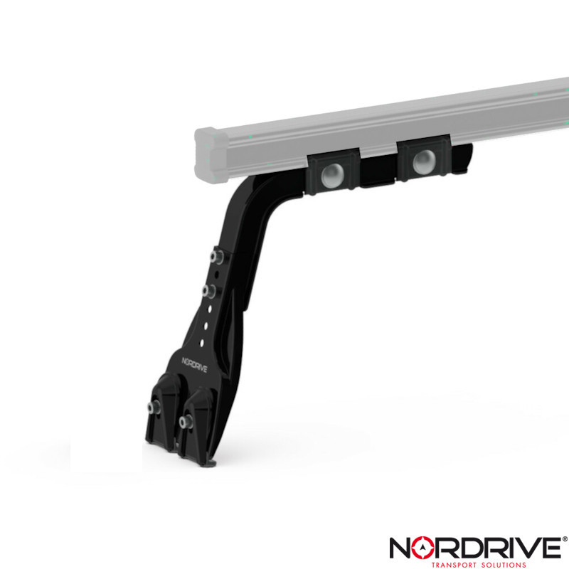 Kargo Rack System - Piedi per barre portatutto per veicoli con grondina con altezza regolabile da 16 a 21 cm | Topgear.it
