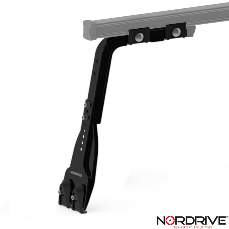 Kargo Rack System - Piedi per barre portatutto per veicoli con grondina con altezza regolabile da 22 a 37 cm | Topgear.it