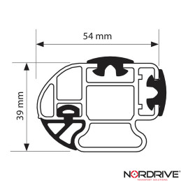 Kargo Rack System - Barra portatutto in alluminio - Lunghezza 115 ÷ 180 cm | Topgear.it