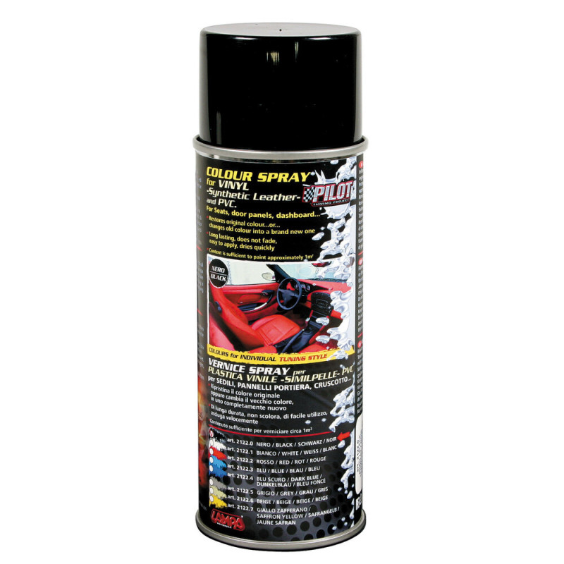 Vernice spray per interni in vinile (similpelle) e pvc - Nero | Topgear.it
