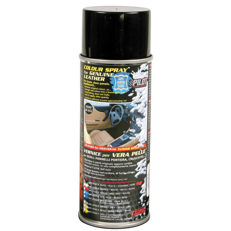 Vernice spray per interni in pelle - Nero | Topgear.it
