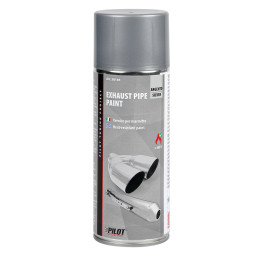 Vernice spray per marmitte - 400 ml - Argento / Nero opaco | Topgear.it