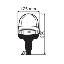 RL-3 - Lampada emergenza LED a 3 funzioni - 12V/24V | Topgear.it
