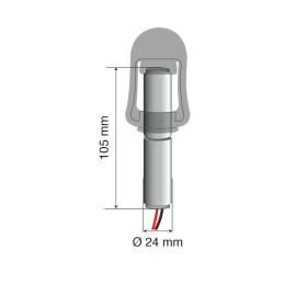 Fix-1 - Perno con spinotto DIN per lampade rotanti | Topgear.it
