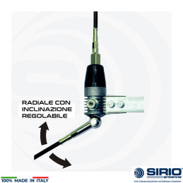 Antenna CB fissa - 360 cm - Sirio Boomerang A in alluminio | Topgear.it