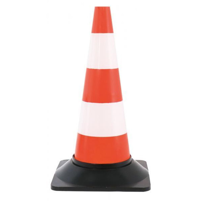 Cono di segnalazione in PVC - 50 cm | Topgear.it