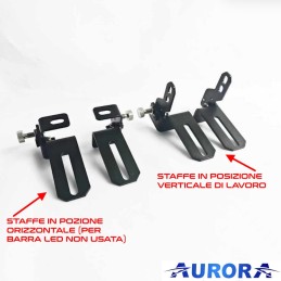 Staffa ribaltabile manuale per barra led | TOPGEAR.IT
