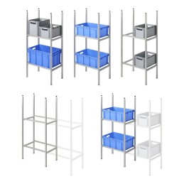 Sistema in alluminio per allestimento del garage nel camper – kit base | TOPGEAR.IT