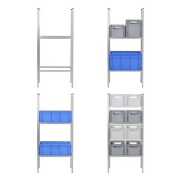 Sistema in alluminio per allestimento del garage nel camper – kit base | TOPGEAR.IT