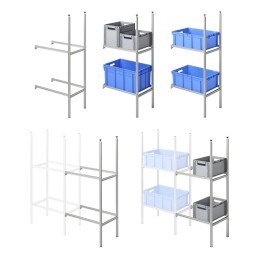 Sistema in alluminio per allestimento del garage nel camper – kit estensione con supporti e traverse | TOPGEAR.IT
