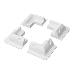 Supporti angolari bianchi /neri per pannello solare - set 4 pz | TOPGEAR.IT
