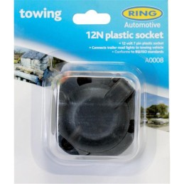 Presa elettrica per gancio di traino a 7 poli in plastica | Topgear.it