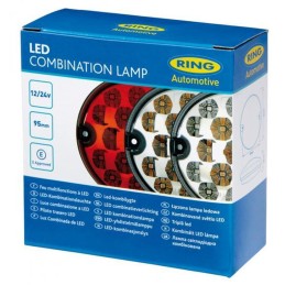 Fanale a led 12-24V 95 mm Retromarcia - Trasparente | Topgear.it