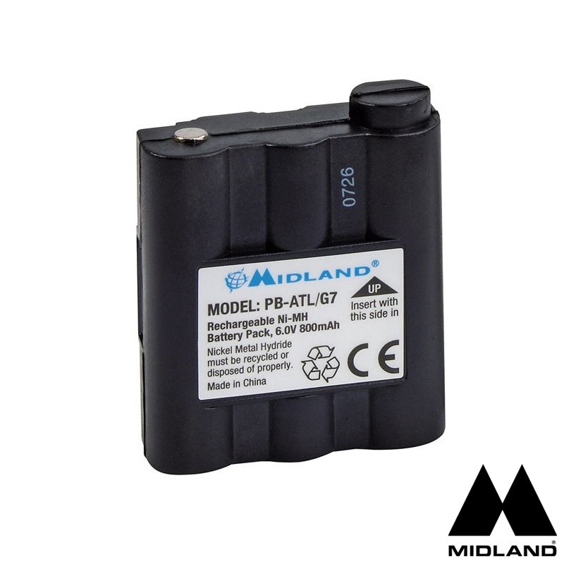 Batteria Ricaricabile Radio Midland ATL / G7 / G9 | Topgear.it